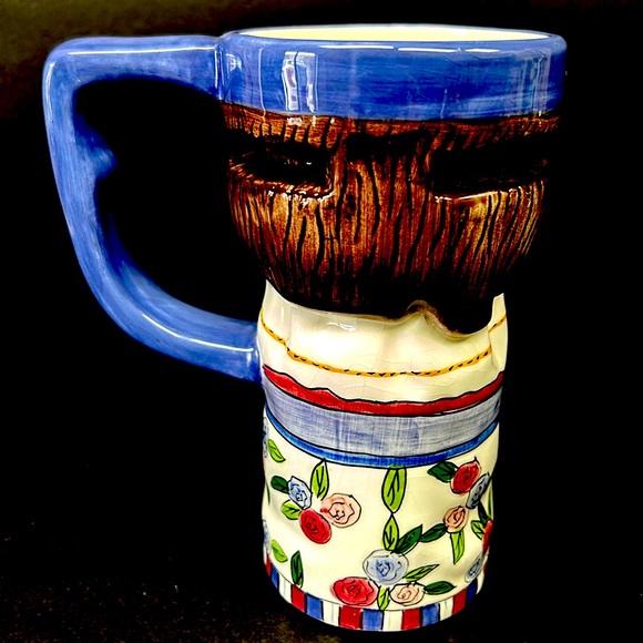 Vintage ceramic  20 ox travel mug by SUSAN PALEY titled “ Madeline “ for Ganz - Picture 3 of 8
